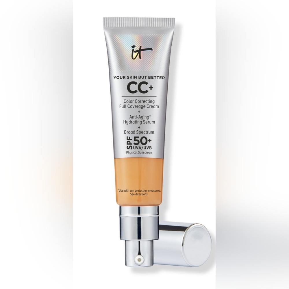 IT Cosmetics CC+ Cream SPF 50+ Tan Warm (tan with olive undertones) EXP.11/2026